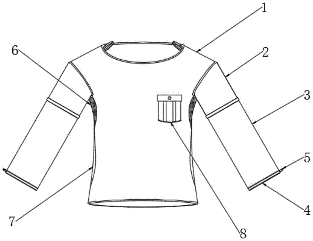 一種便於鍛鍊的運動服的製作方法