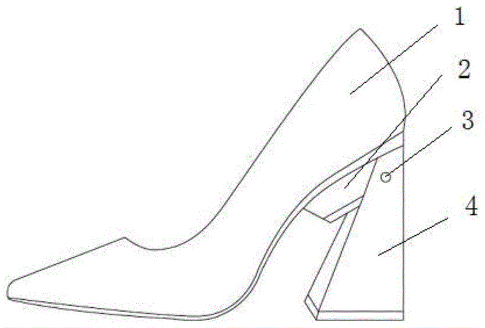 可改變鞋跟高度的新型高跟鞋的製作方法
