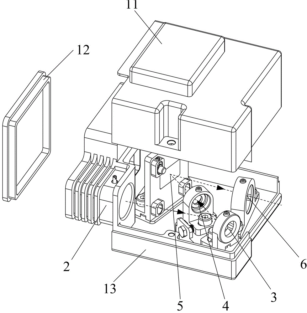 一种基于激光光源以及MEMS扫描微镜的PGU装置的制作方法_2