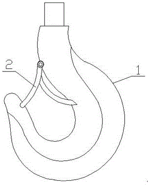 一种起重机吊钩防脱钩装置的制作方法