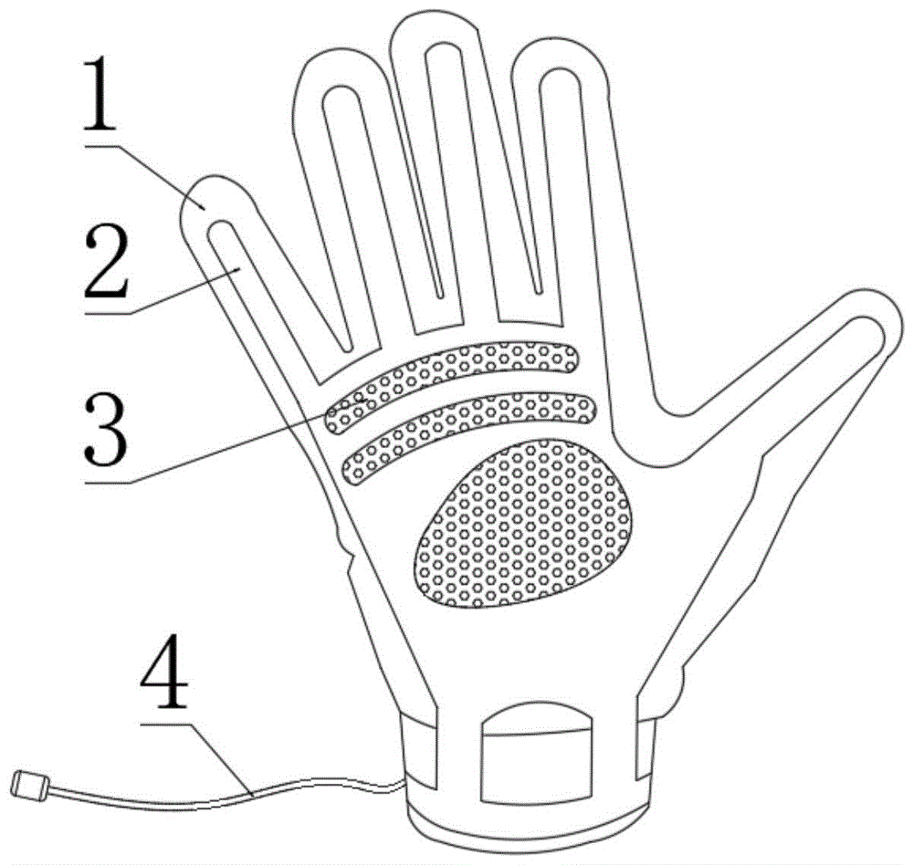 一种专用于配电工程的手套的制作方法