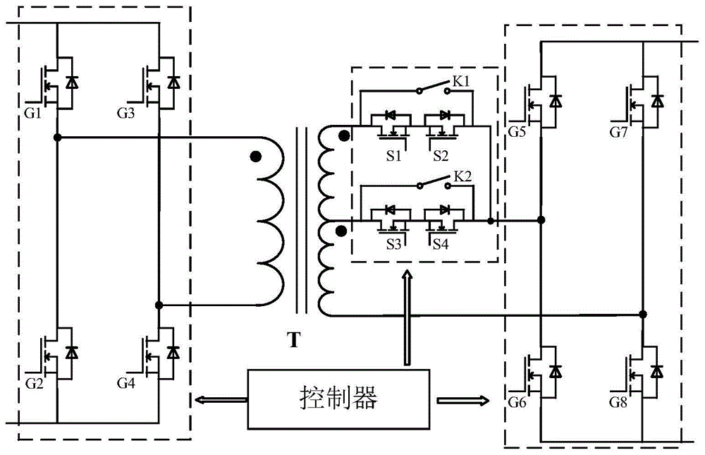 一種應用於雙向電源模塊的高頻變壓器繞組切換策略的製作方法