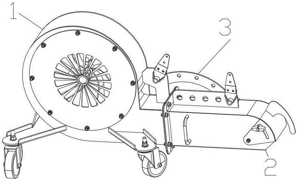 小型抛雪机内部结构图图片