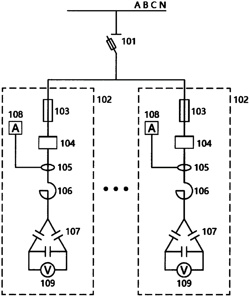 無功電容補償的在線測量結構的製作方法