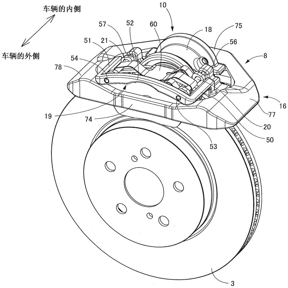 盘式制动器简图图片