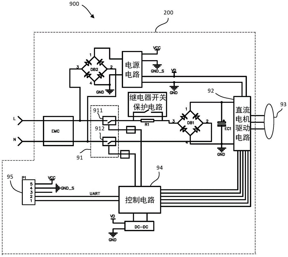 料理机电路和料理机的制作方法