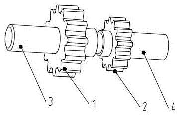 背景技术:齿轮是一种常见的机械传动结构,随着技术的发展进步,双联
