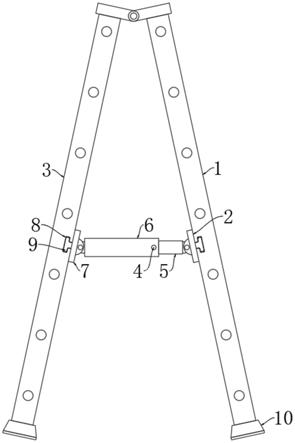 一种电力调度自动化检修用折叠梯的制作方法