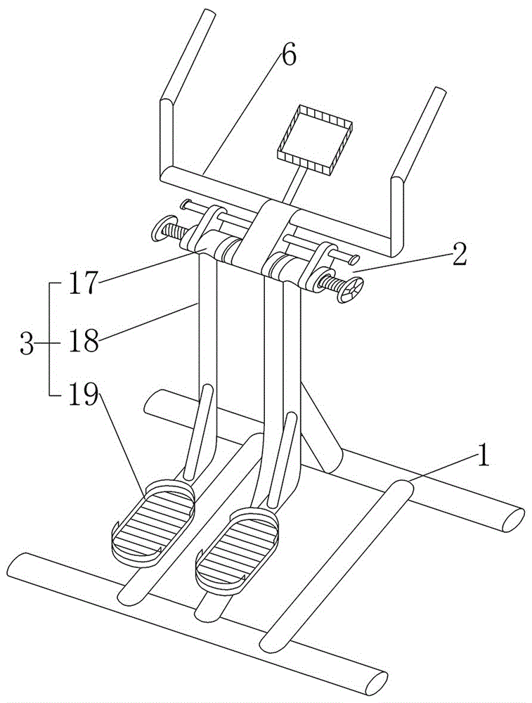 太空漫步机结构图图片