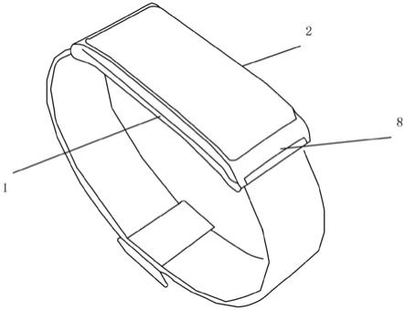 画出led手环的设计图图片