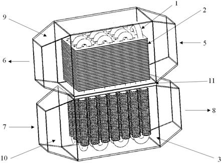 本实用新型涉及空气预热器术领域,具体涉及一种利用锅炉尾部烟道的