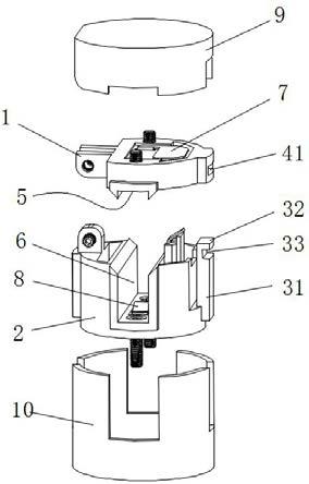 一种新型低压多功能组合吊灯用光源连接结构的制作方法