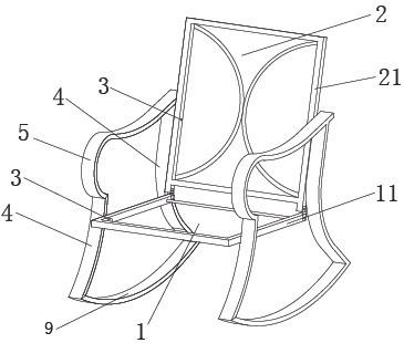 一种摇椅的制作方法