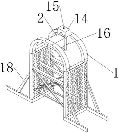 一种建筑绿化用新型植物攀爬架的制作方法