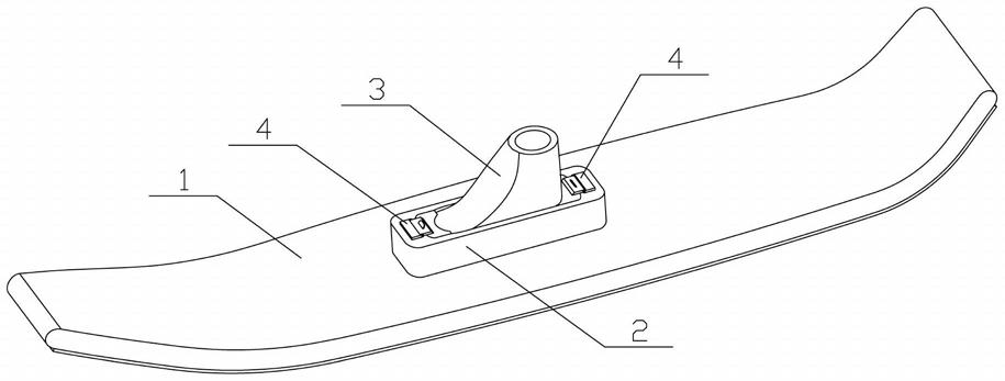 一种卡式滑雪板的制作方法