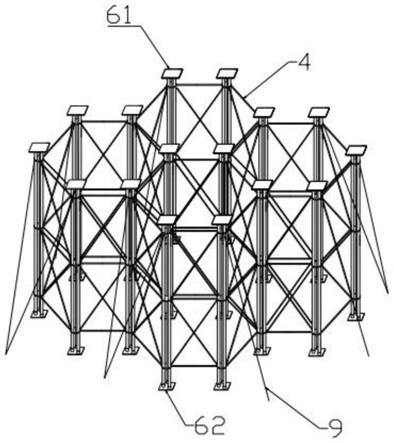 桁架式支架图图片