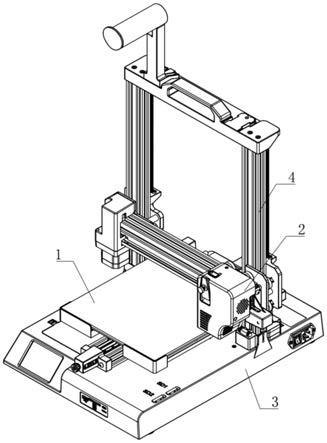 一種3d打印機機頭,3d打印機及3d打印機的調平方法與流程