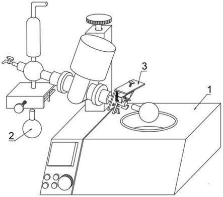 一种旋转蒸发仪与烧瓶的连接结构的制作方法