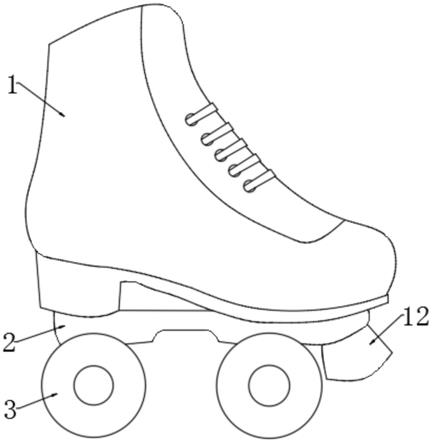溜冰鞋结构图片