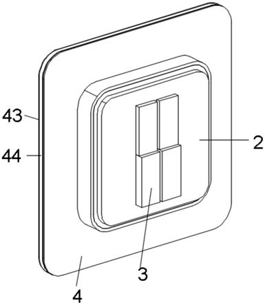 开关面板结构图图片