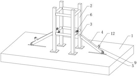 一種建築施工升降機固定裝置的製作方法