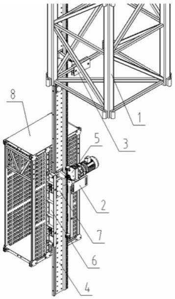 一種塔吊專用升降機的製作方法
