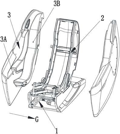 按摩椅分解图和结构图片