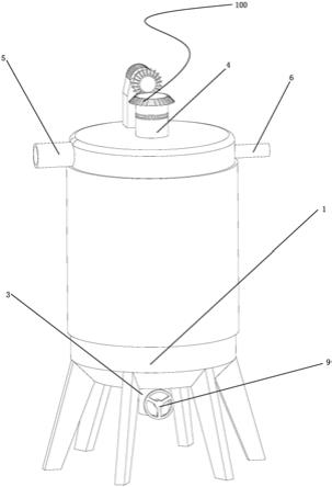 一種水性塗料溫控攪拌設備的製作方法