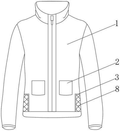 一種具有透氣換氣內村的大衣夾克的製作方法