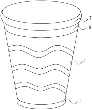 一种真空喷铝包装纸杯的制作方法