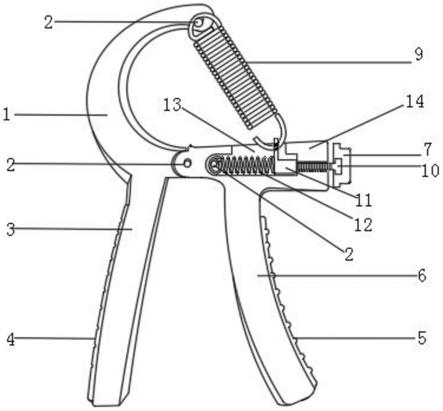 握力器原理图图片
