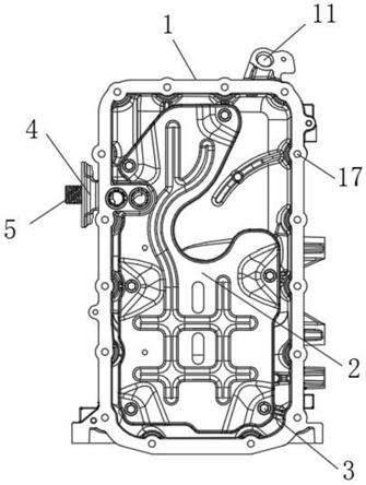 油底壳结构图图片