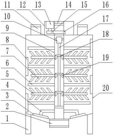 一種石墨烯生產用密封攪拌裝置的製作方法