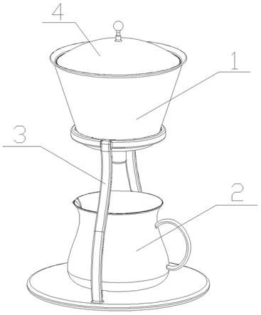 一種方便倒茶的茶具的製作方法