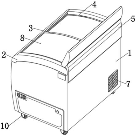 冰柜构造图图片