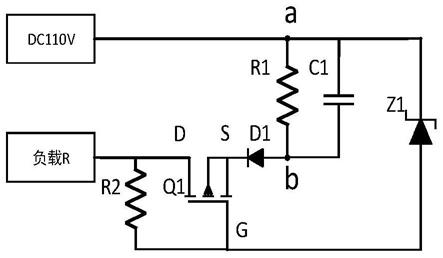 直流过流保护电路图图片