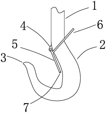 高安全性防脱落起重吊钩的制作方法