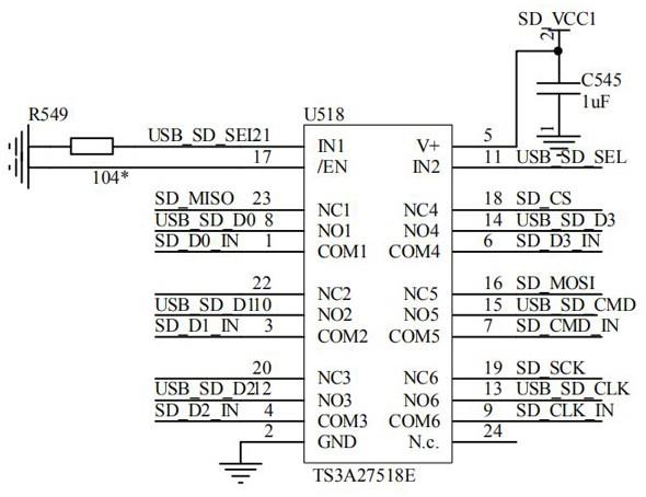 sd卡转usb电路图图片