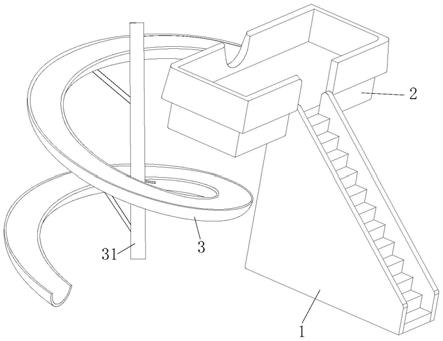 螺旋滑梯怎么画图片