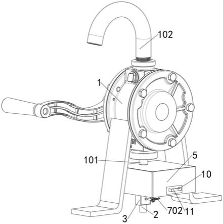 分析手摇泵工作原理图图片