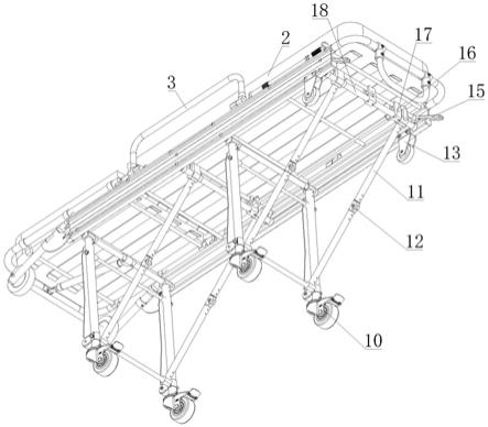 救护车担架结构图片
