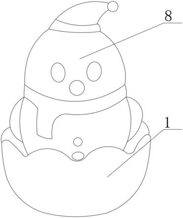 充气玩具简笔画图片