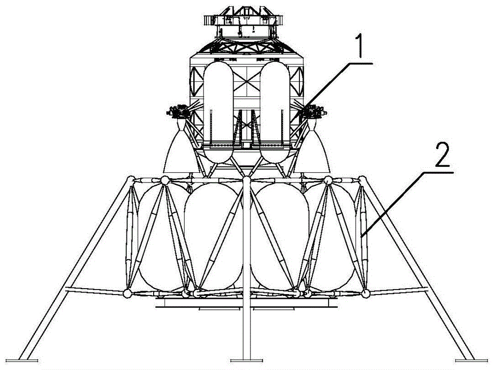 着陆器结构图图片