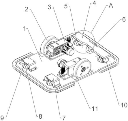 agv小车结构原理图图片