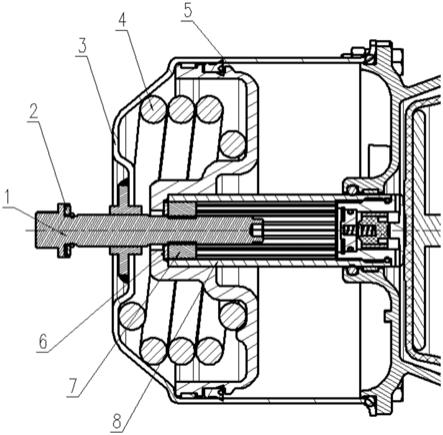 弹簧气室的结构图图片