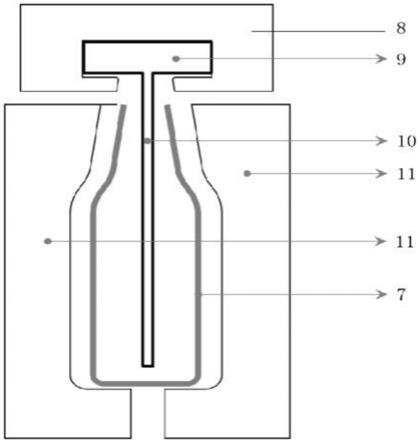 一種紙塑整體瓶子的擠壓模具及整體模具的製作方法