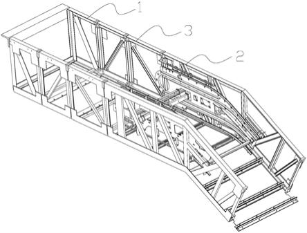 扶梯桁架结构图图片