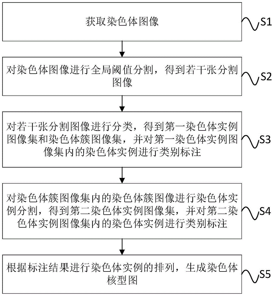 自動染色體核型分析方法系統和存儲介質與流程