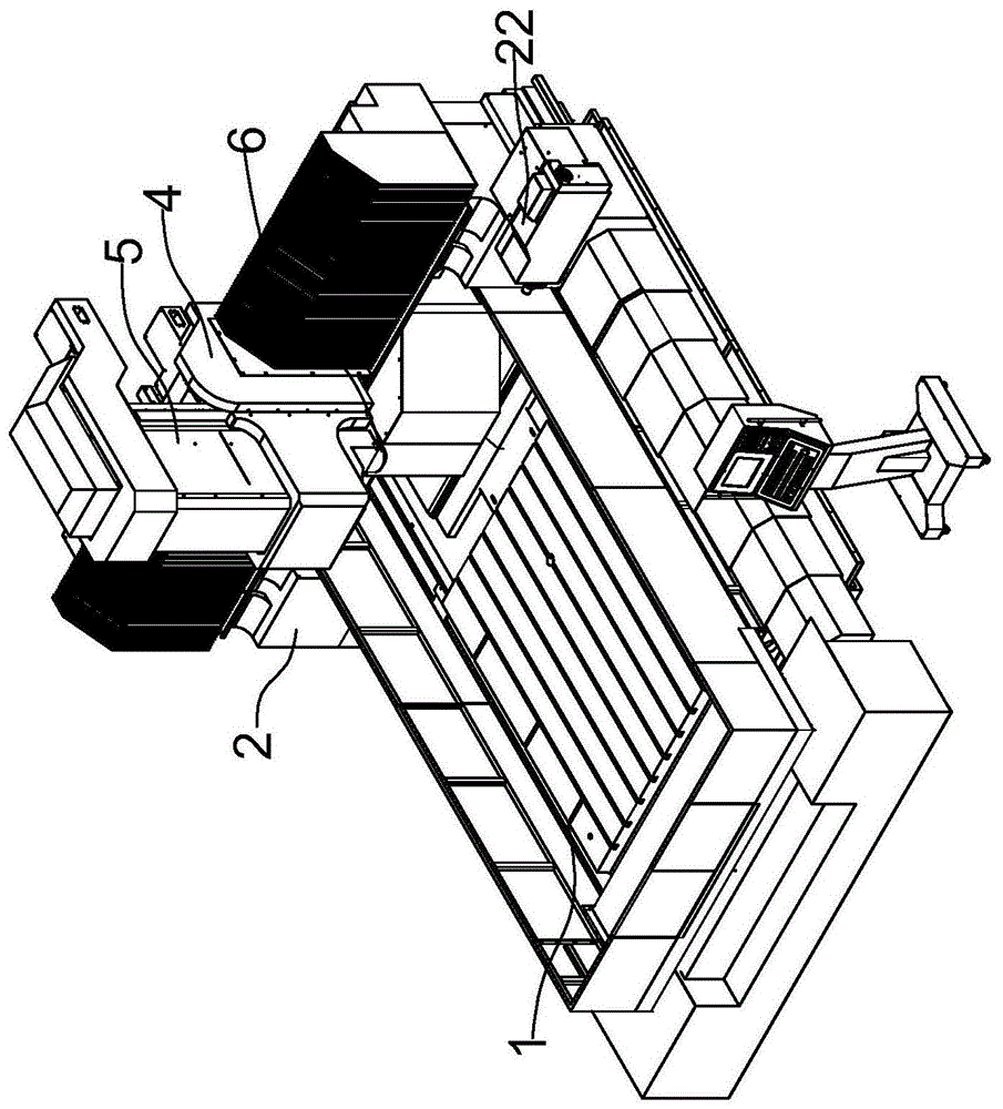 一種龍門複合加工中心的製作方法