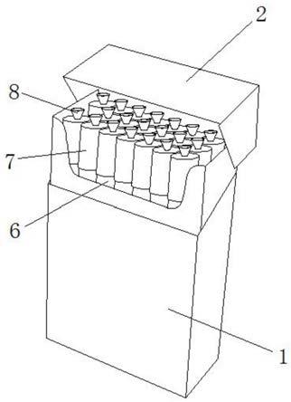 [0001]本發明涉及香菸盒技術領域,具體為一種預防疾